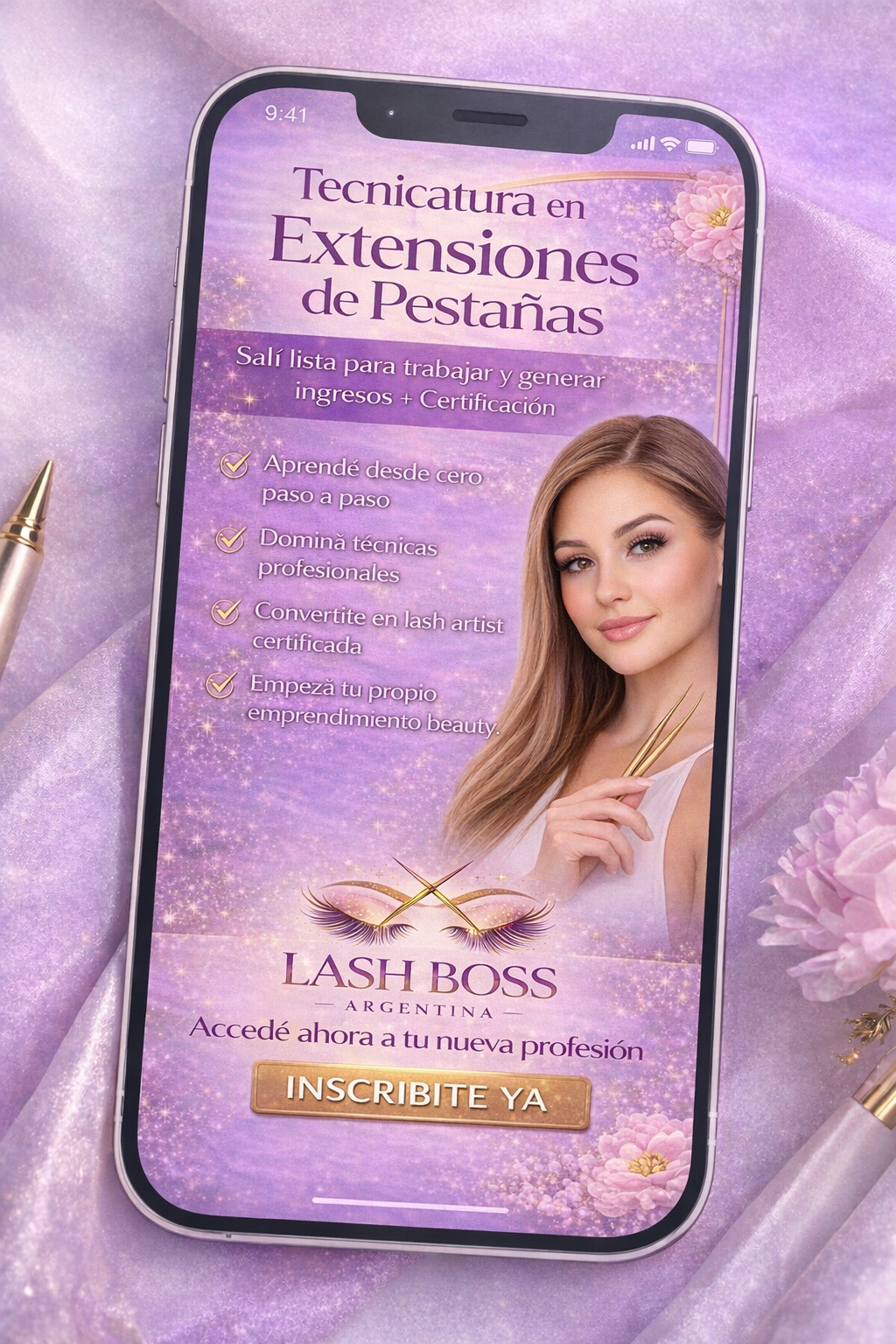 Tecnicatura en Extensiones de Pestañas